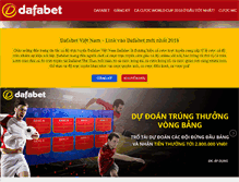 Tablet Screenshot of dafabetvietnam.net